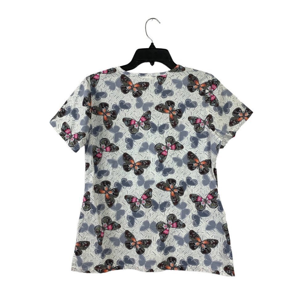 Scrubstar Women's Butterflies Scrub Top - Picture 2 of 6